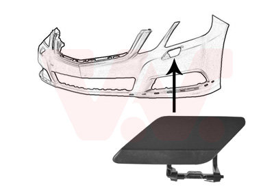 Koplampsproeierkapje links Mercedes E-klasse W212 OBSIDIANSC