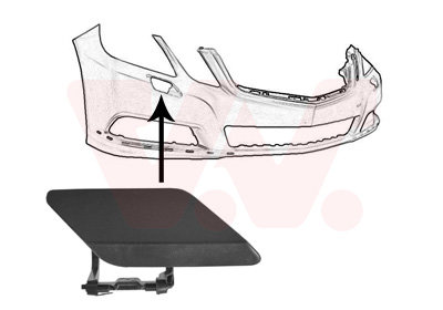Koplampsproeierkapje rechts Mercedes E-klasse W212 PALADIUMS