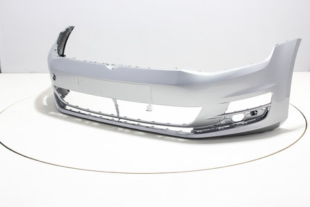 Voorbumper Volkswagen Golf 7 REFLEXSILVER (LA7W)