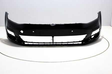 Voorbumper +PDC Volkswagen Golf 7 BRILJANTSCHWARZ (L041)