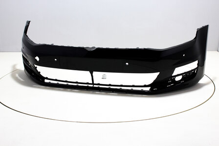 Voorbumper +PDC Volkswagen Golf 7 BRILJANTSCHWARZ (L041)