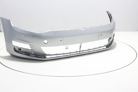 Voorbumper +PDC Volkswagen Golf 7 REFLEXSILVER (LA7W)