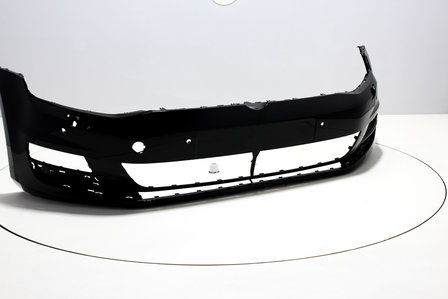 Voorbumper +PDC +Koplampsproeiers Volkswagen Golf 7 DEEPBLACK (LC9X)