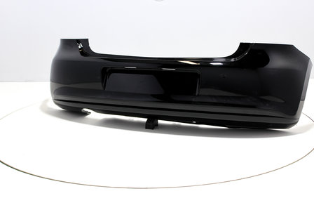 Achterbumper +Uitlaatgat Volkswagen Polo 6R DEEPBLACK (LC9X)