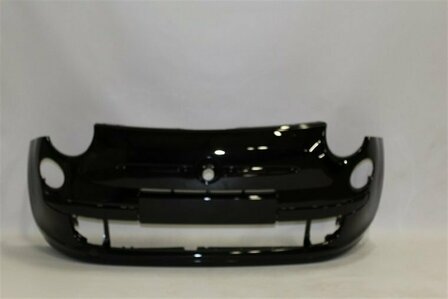 Voorbumper Fiat 500 NERO CARBONIO (876/B)