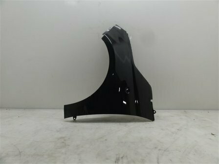 Spatbord linksvoor Fiat 500 NERO CARBONIO (876/B)