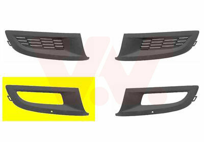 LUCHTGRILLE ONDER RECHTS+M.L. VOLKSWAGEN           POLO 6/