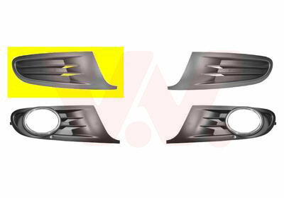 LUCHTGRILLE ONDER RECHTS-M.L. Zwart VOLKSWAGEN           G