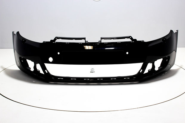 Voorbumper +PDC +Koplampsproeiers Volkswagen Golf 6 DEEPBLACK (LC9X)