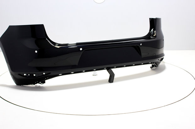 Achterbumper +PDC Volkswagen Golf 7 DEEPBLACK (LC9X)