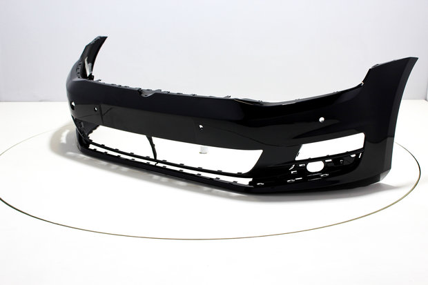 Voorbumper +PDC Volkswagen Golf 7 BRILJANTSCHWARZ (L041)