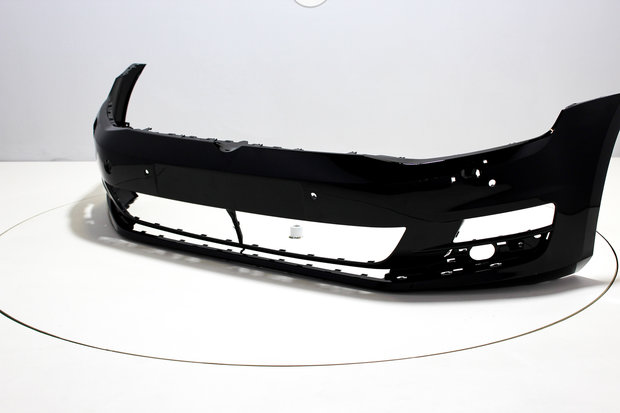 Voorbumper +PDC +Koplampsproeiers Volkswagen Golf 7 DEEPBLACK (LC9X)