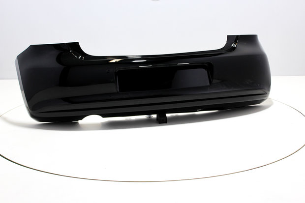 Achterbumper +Uitlaatgat Volkswagen Polo 6R DEEPBLACK (LC9X)