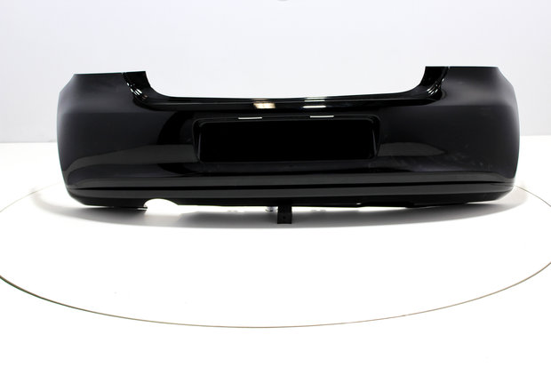 Achterbumper +Uitlaatgat Volkswagen Polo 6R DEEPBLACK (LC9X)