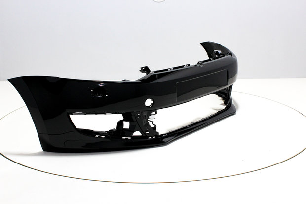 Voorbumper +Koplampsproeiers Volkswagen Polo 6R BRILJANTSCHWARZ (L041)