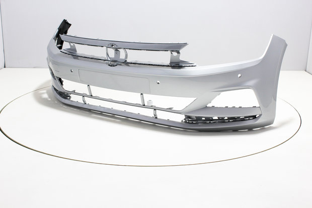 Voorbumper +PDC Volkswagen Polo 2G REFLEXSILVER (LA7W)