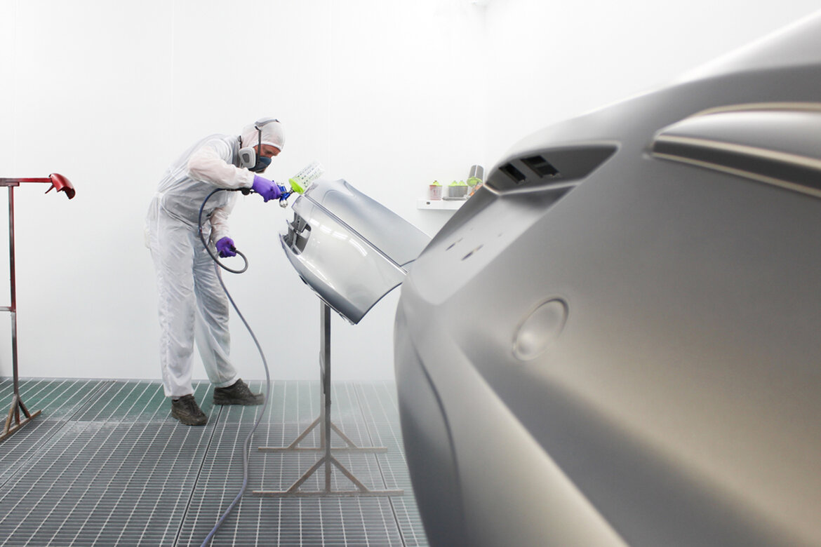 Spuitwerk in onze spuitcabine