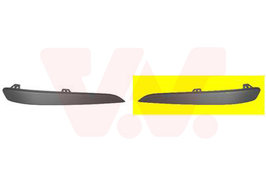 Bumpersierlijst linksvoor Opel Astra H SAPHIRSCHWARZ (Z20R)