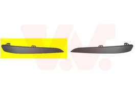 Bumpersierlijst rechtsvoor Opel Astra H SAPHIRSCHWARZ (Z20R)