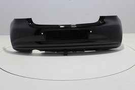 Achterbumper +PDC +Uitlaatgat Volkswagen Polo 6R DEEPBLACK (