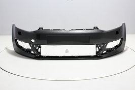 Voorbumper +Koplampsproeier Volkswagen Polo 6R PEPPERGREY (L