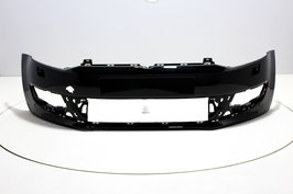 Voorbumper +Koplampsproeier Volkswagen Polo 6R UNISCHWARZ (L