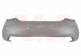 Achterbumper +PDC Audi A1 BRILJANTBLACK (LY9B)