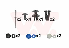 Montageset achterbumper VOLKSWAGEN Polo 2G